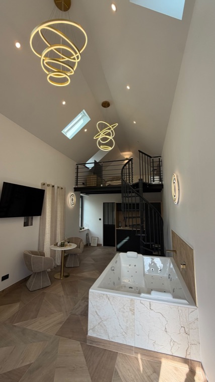 Loft sous combles et mezzanine