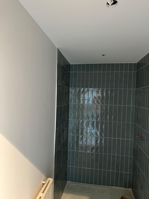Douche après travaux